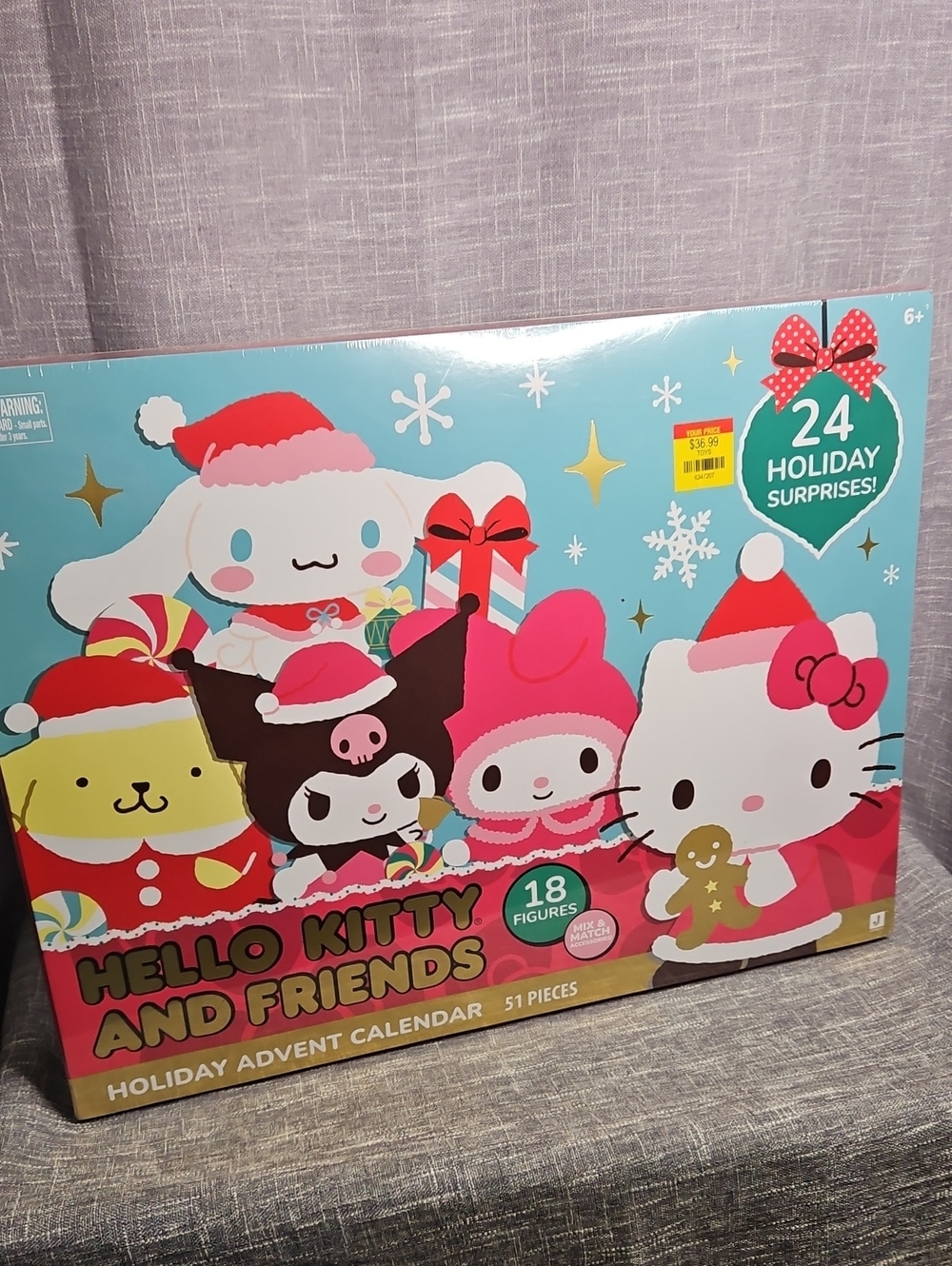 NIB Jazwares Hello Kitty and Friends Holiday Advent Calendar Sealed New